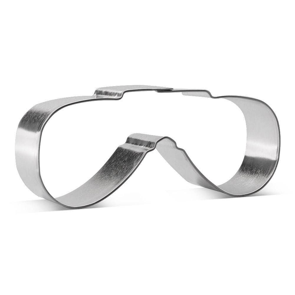 Aviator Sunglasses Cookie Cutter (3 7/8")