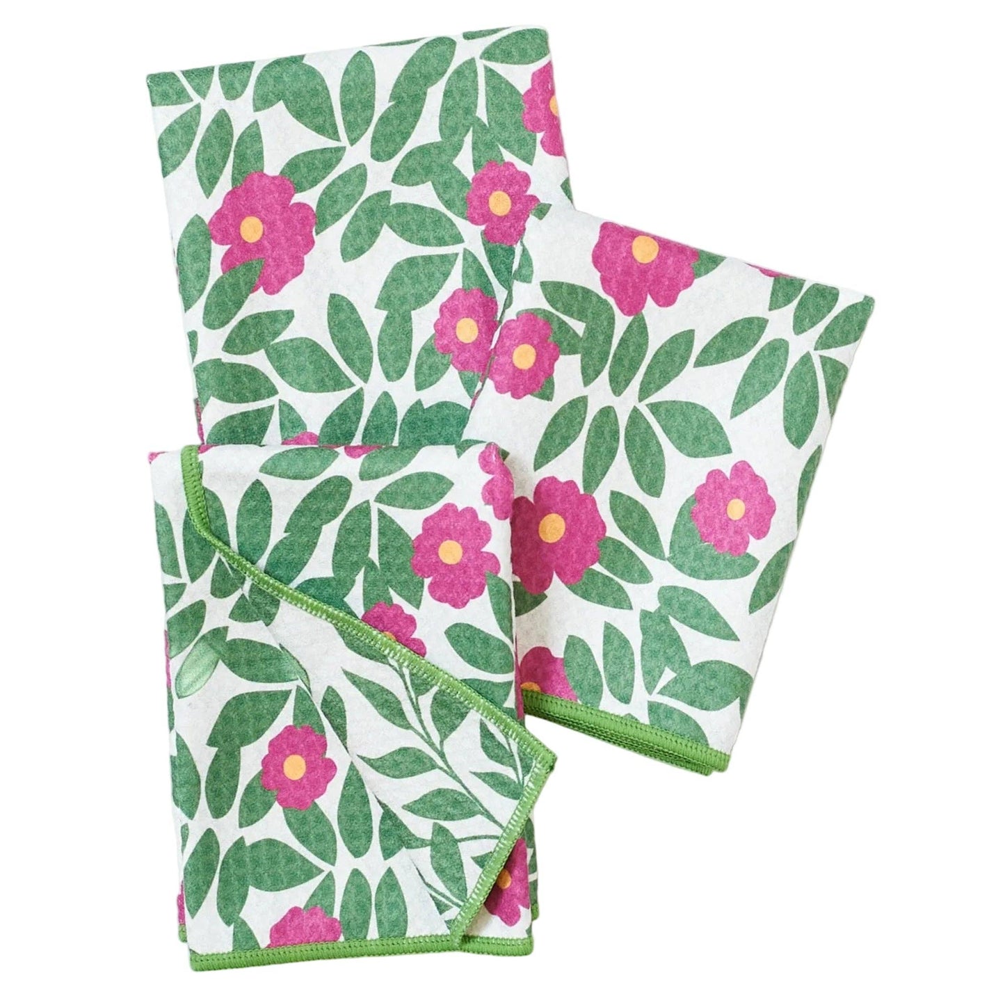 KN Beach Roses Mighty Mini Towel (Set of 3) Reversible - Once Again Home Co. -