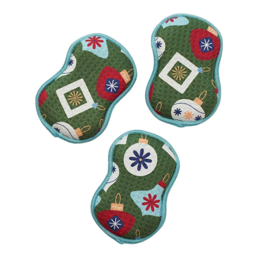 Once Again Home Co. - RE:usable Sponges (Set of 3) - Signature Retro Ornaments