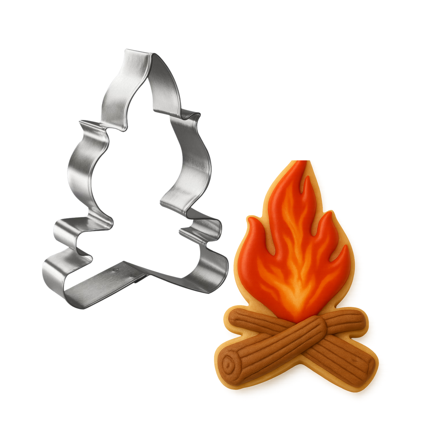 Campfire Cookie Cutter, 4"