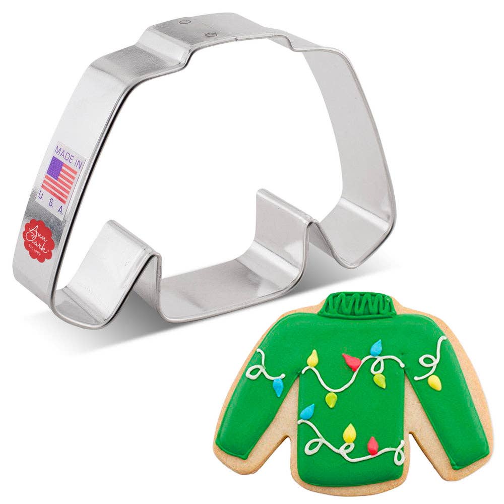 Sweater Cookie Cutter, 4.25" - Ann Clark