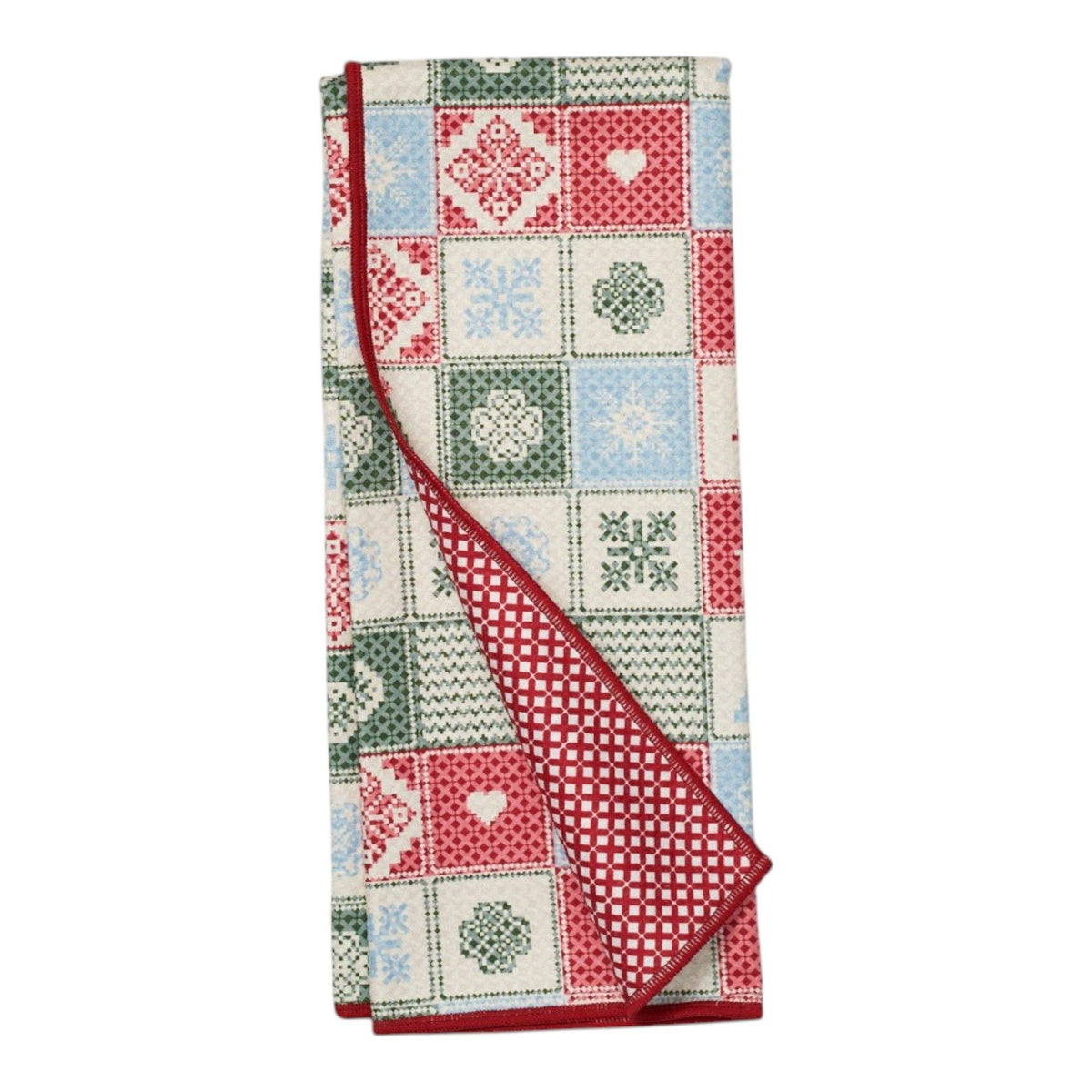 Once Again Home Co. - Anywhere Towel Reversible - Signature Arctic Cross Stitch