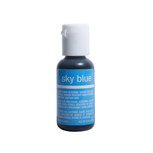 Sky Blue, .7 oz- Chefmaster Liqua-gel Food Coloring