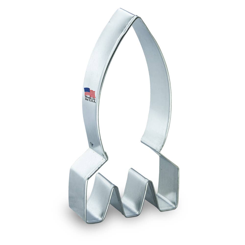 Rocket Ship Cookie Cutter (4.5")
