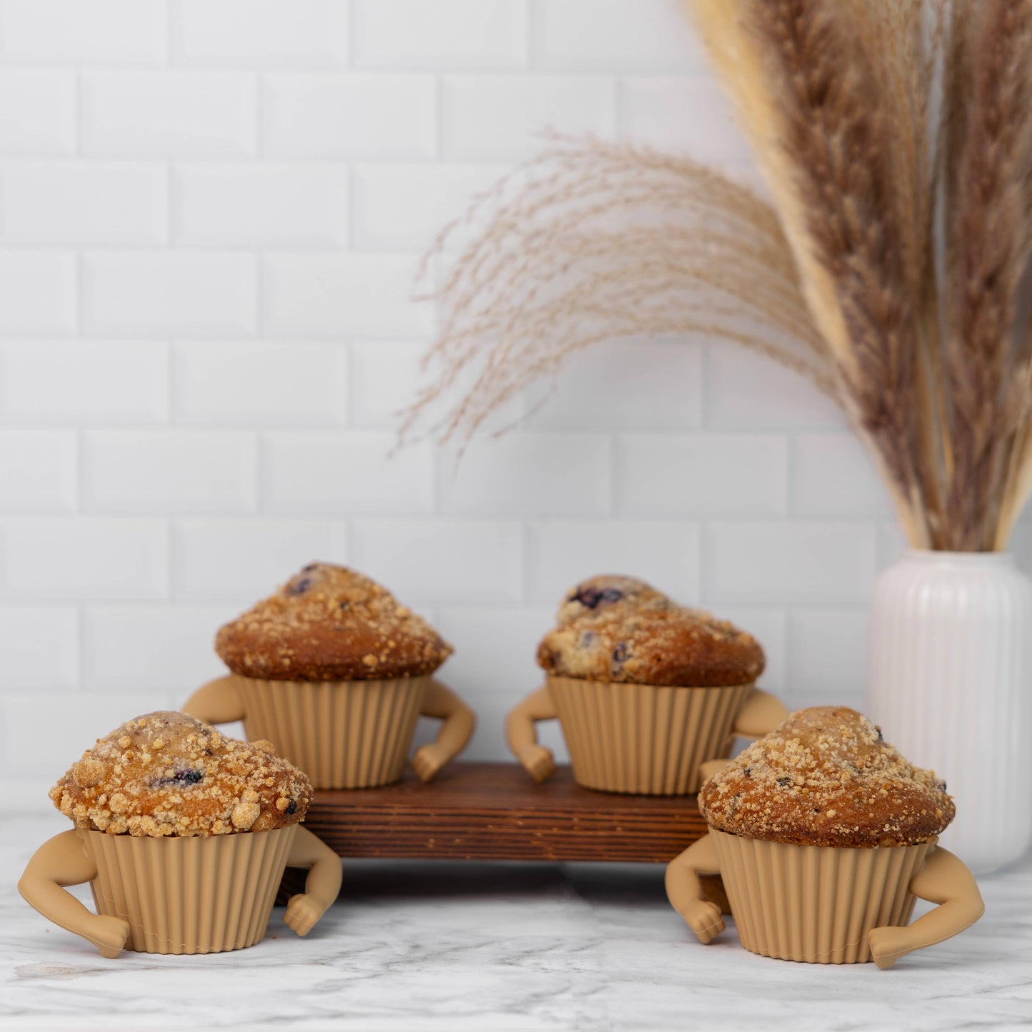 Pund'it Stud Muffins, Set of 4 Standard Size Bake Cups