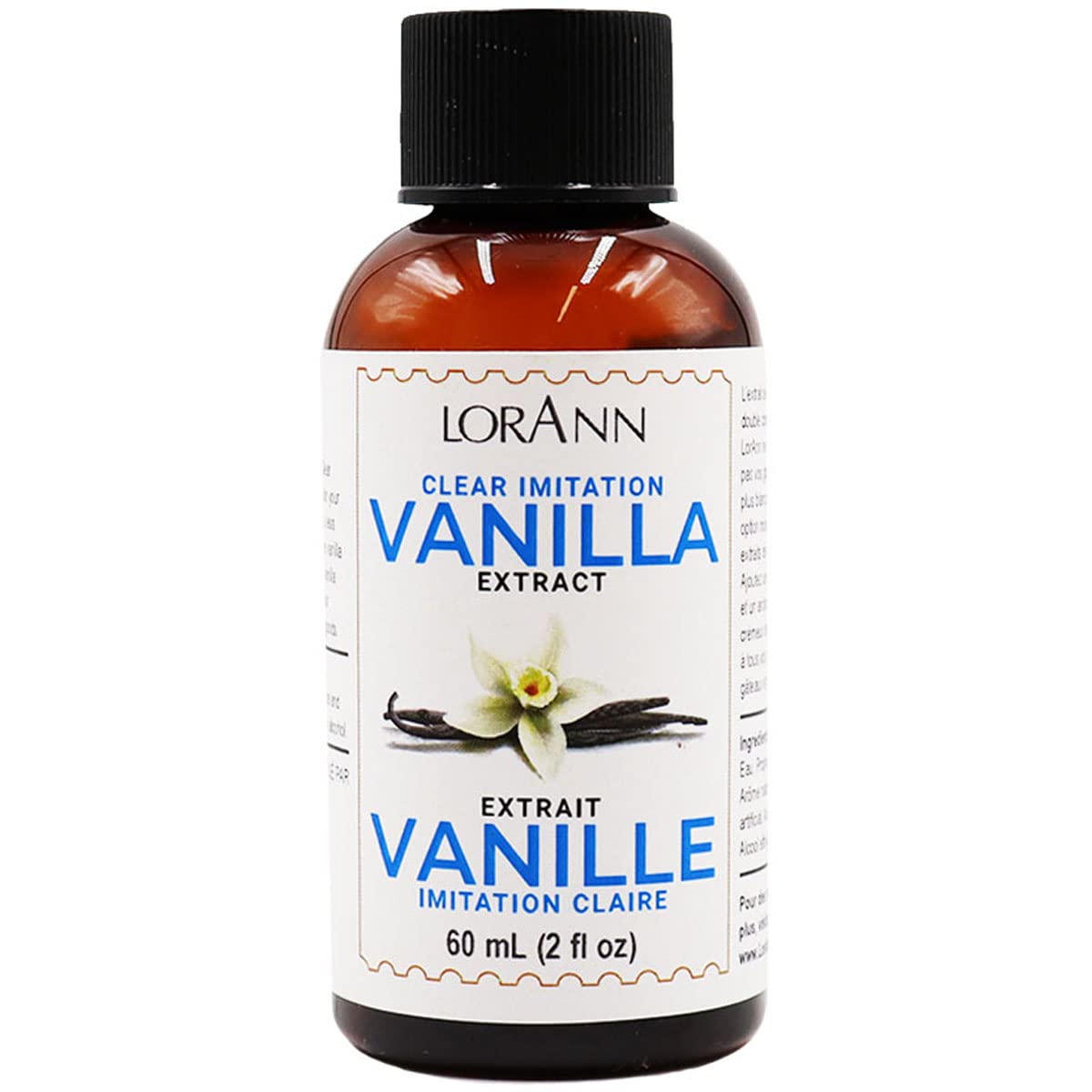 Clear Imitation Vanilla Extract, 2 fl oz- LorAnn