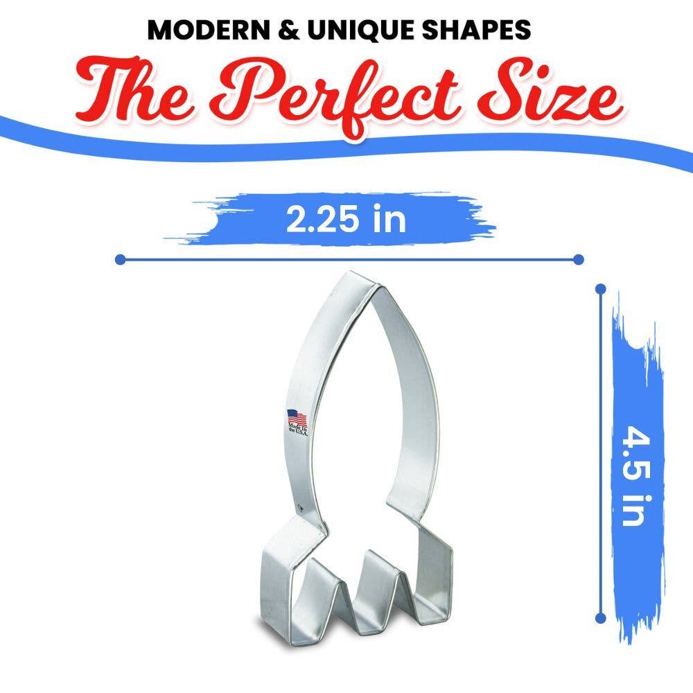 Rocket Ship Cookie Cutter (4.5")