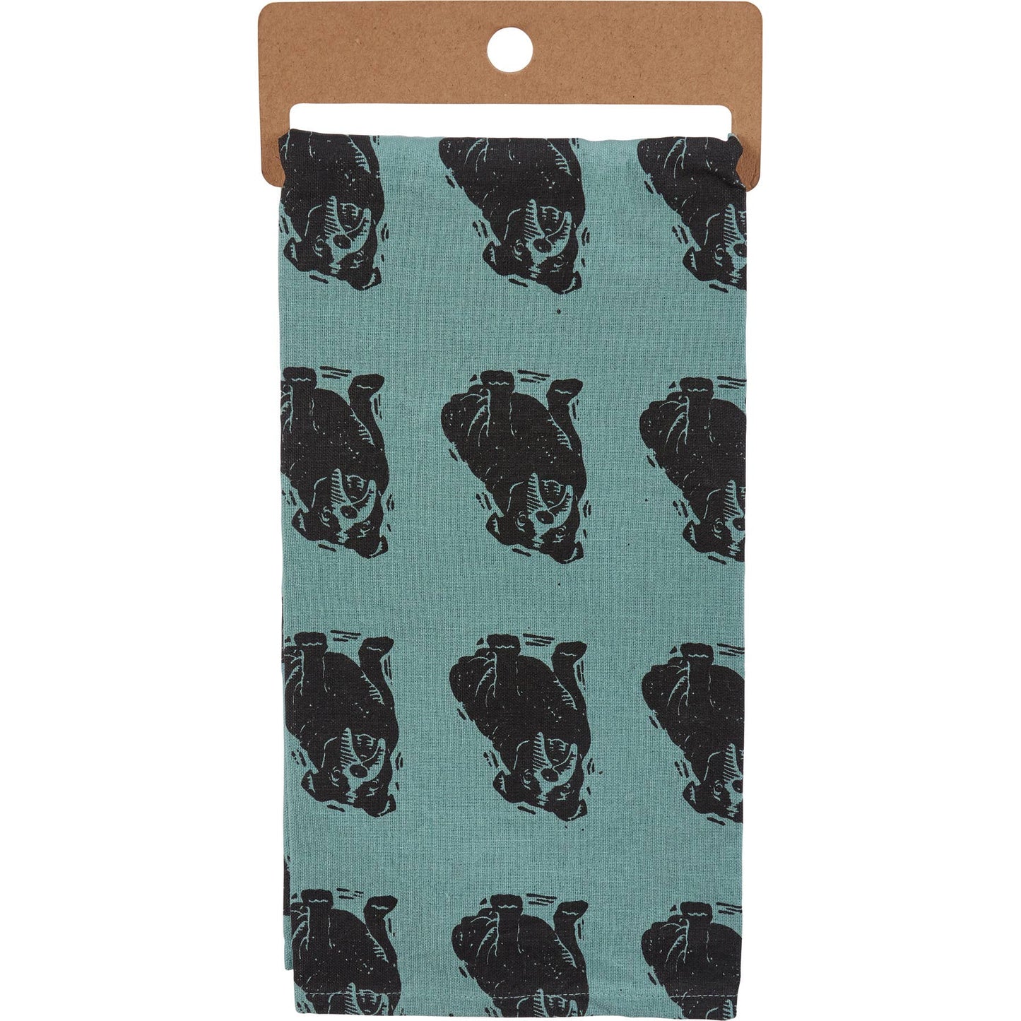 Love And A Bulldog Kitchen Towel - Primitives by Kathy