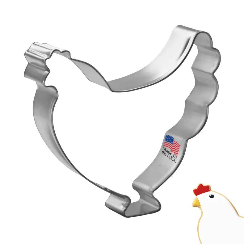 Mini Chicken Cookie Cutter, 1.75"