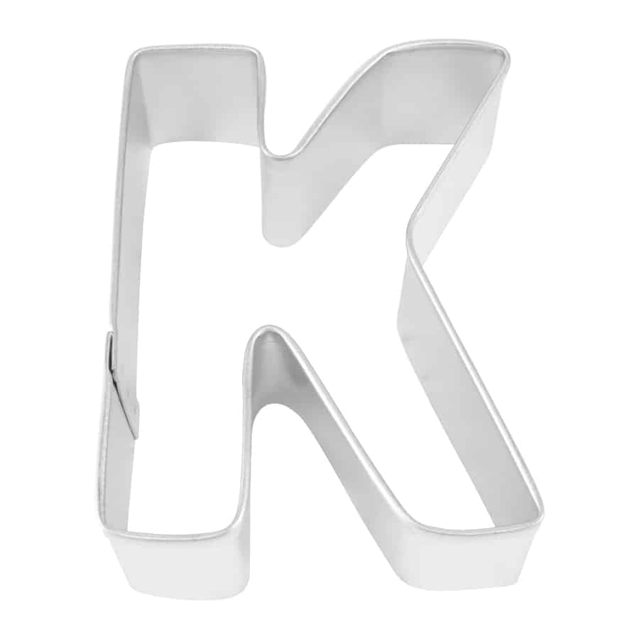 Letter K Cookie Cutter, 3"- R&M