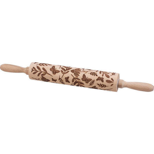 Butterfly Large Embossing Rolling Pin - Primitives by Kathy