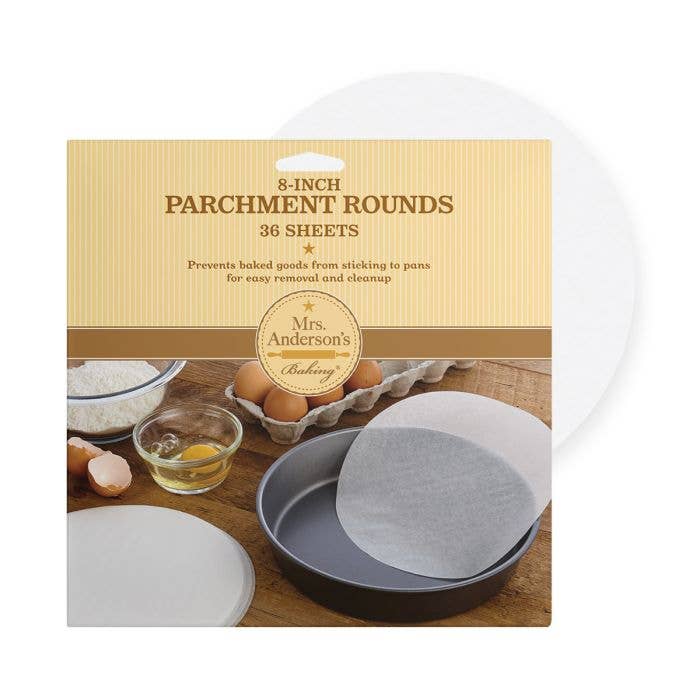 Mrs. Anderson's Baking Bleached Round Parchement Paper 8in - Harold Import Co.