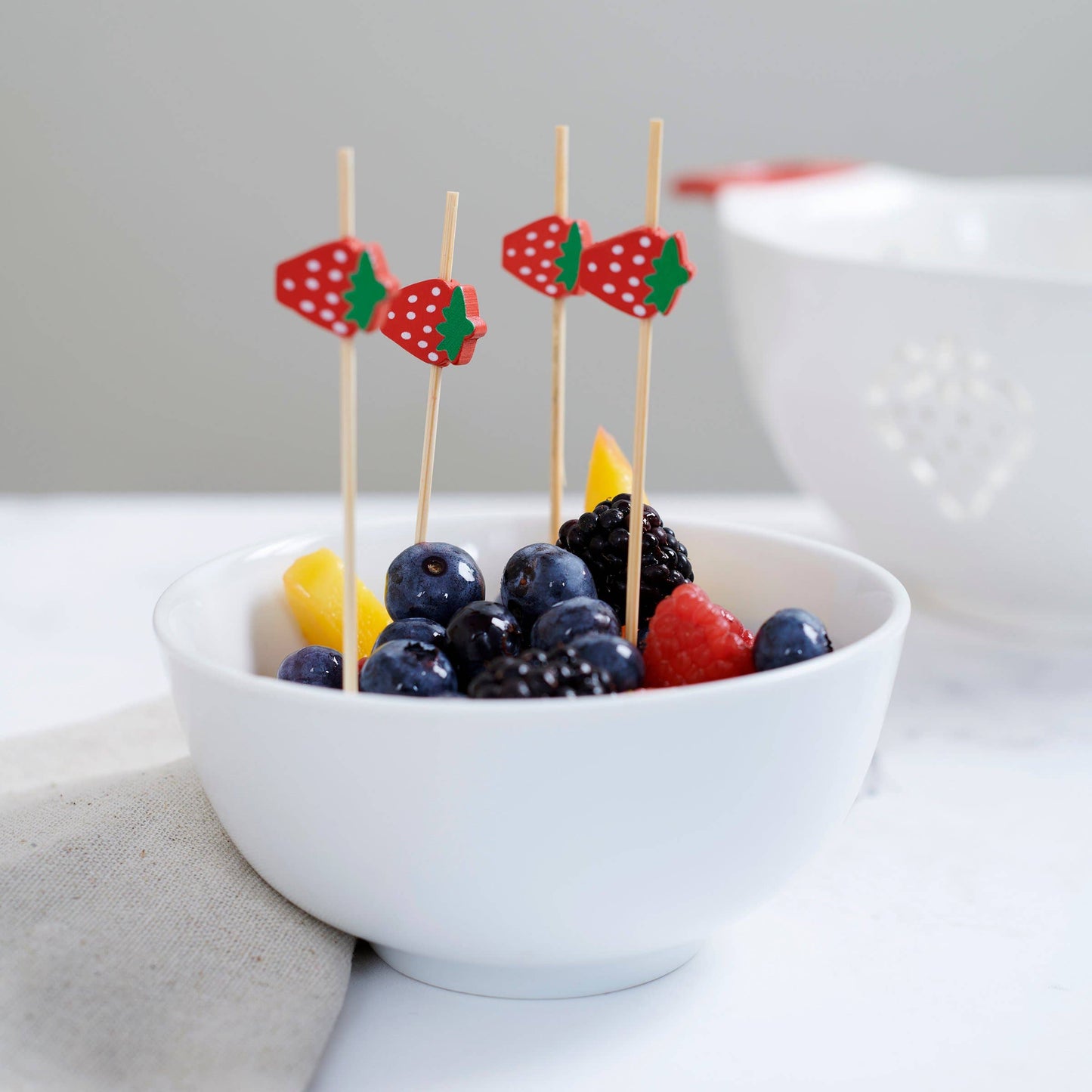 Strawberries Party Pick Set- Primitives by Kathy