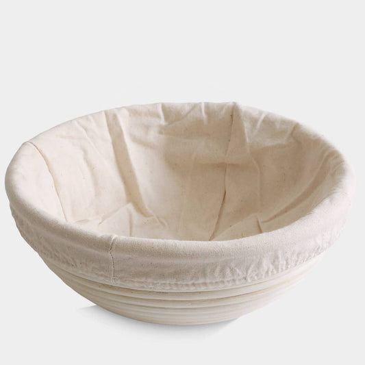 Round Rattan Bread Proofing Basket and Liner- Breadtopia
