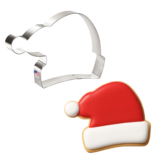 Santa Hat Cookie Cutter (6.2")