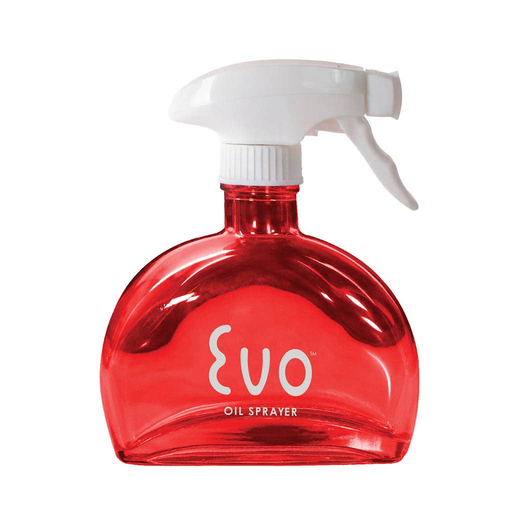 Evo Glass Oil Sprayer, Non-Aerosol, Red, 6-Ounce Capacity