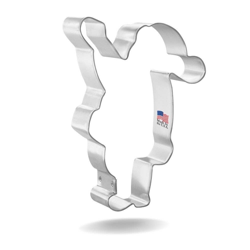 Waving Santa Cookie Cutter 4"