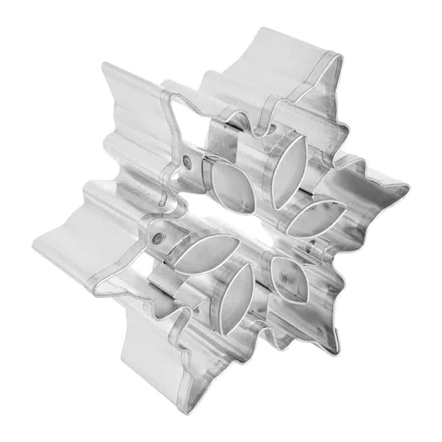 Snowflake W/ Cutouts Cookie Cutter (3")