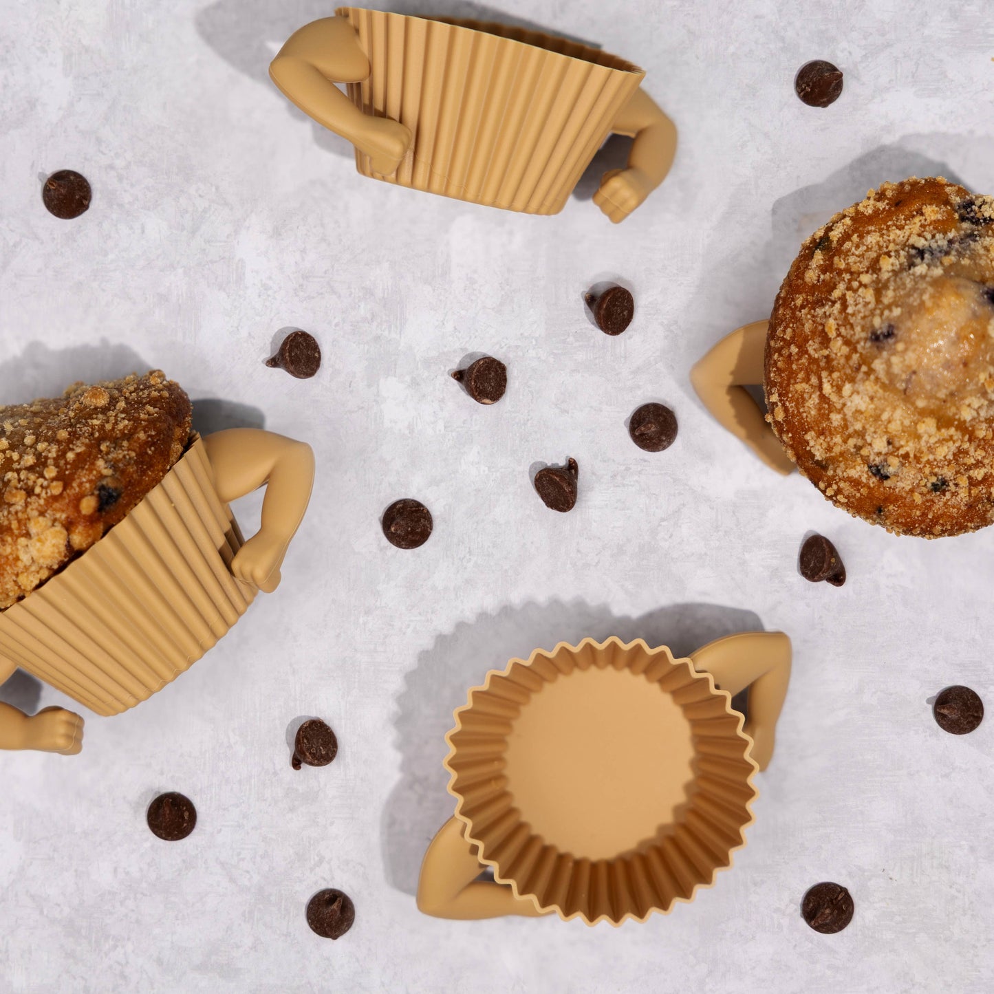 Pund'it Stud Muffins, Set of 4 Standard Size Bake Cups
