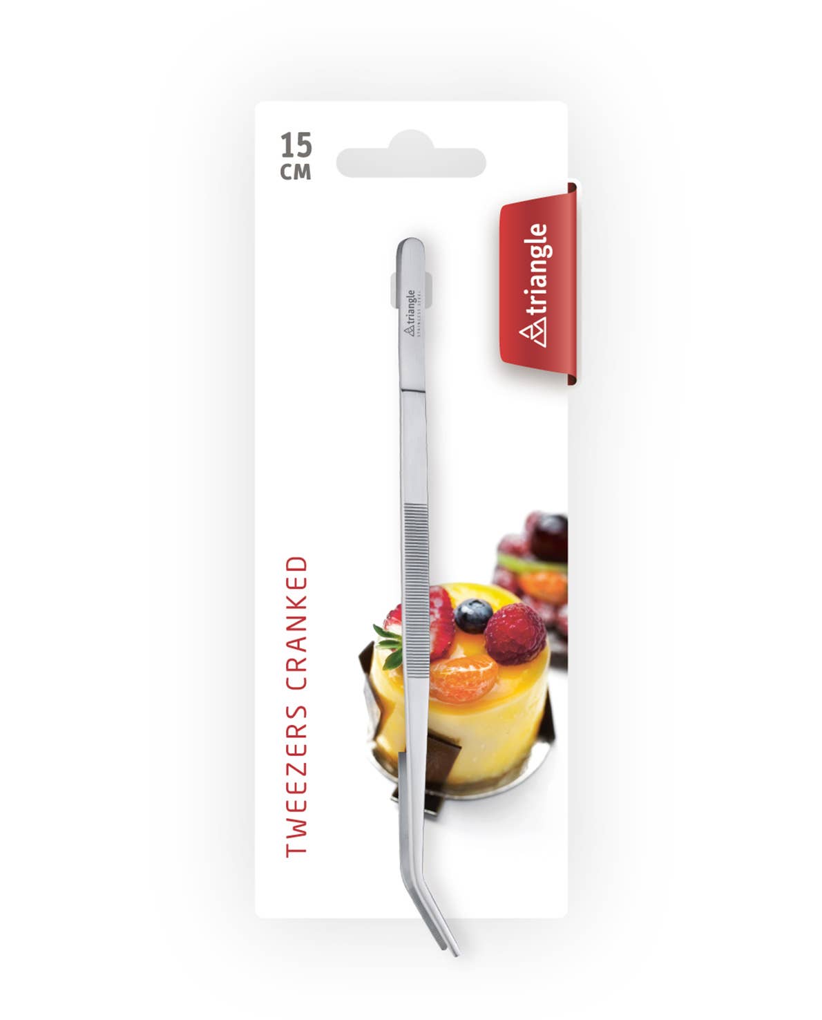 15 cm Cranked Tweezers- TRIANGLE® S/S