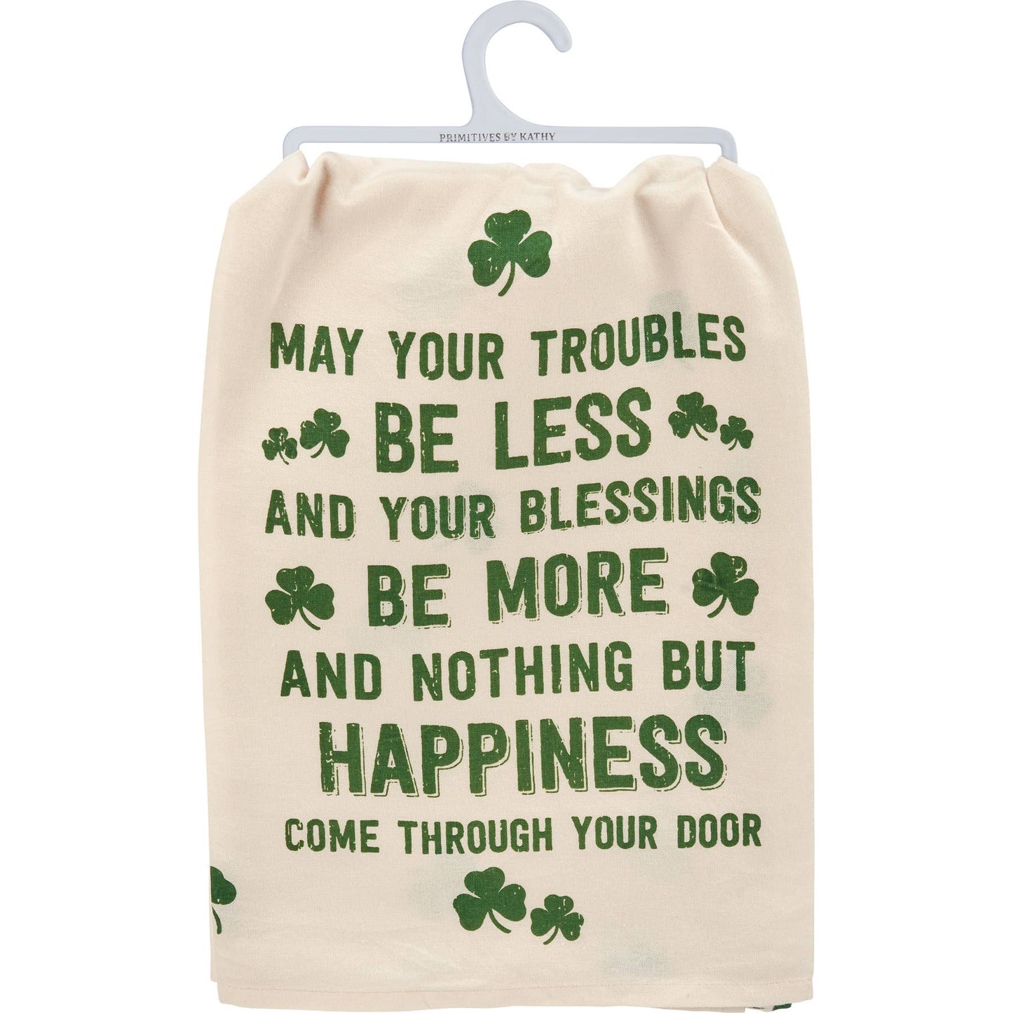 Nothing But Happiness Kitchen Towel - Primitives by Kathy