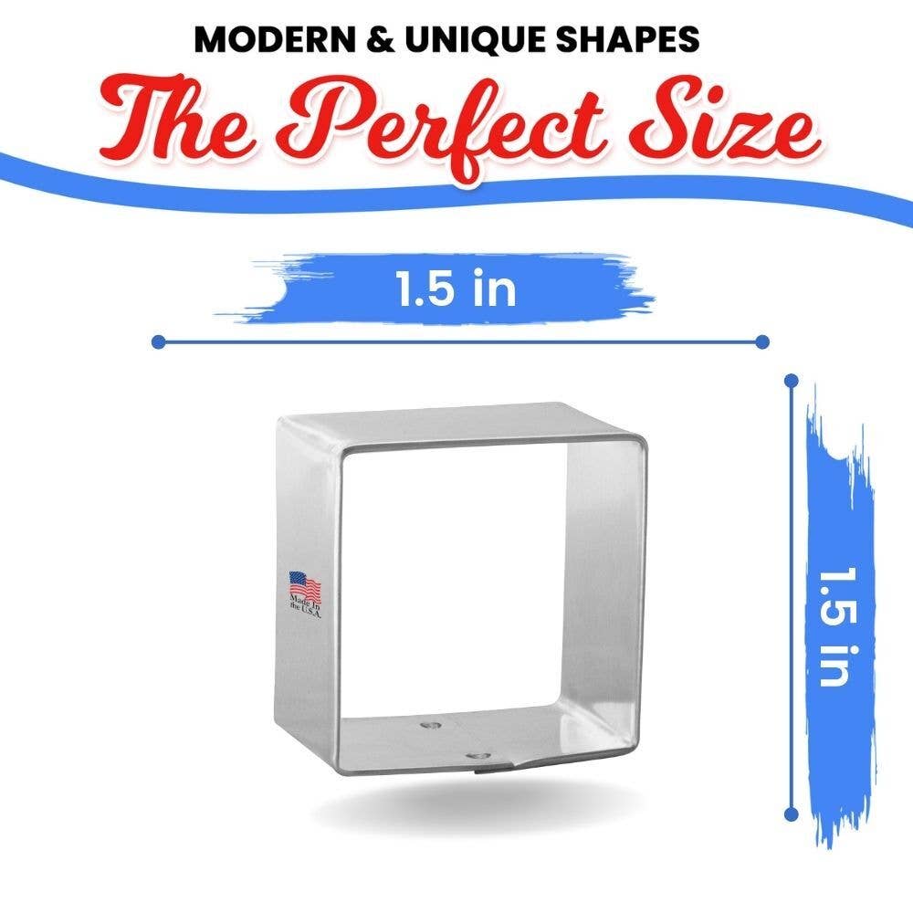 Square Cookie Cutter, 1.5"