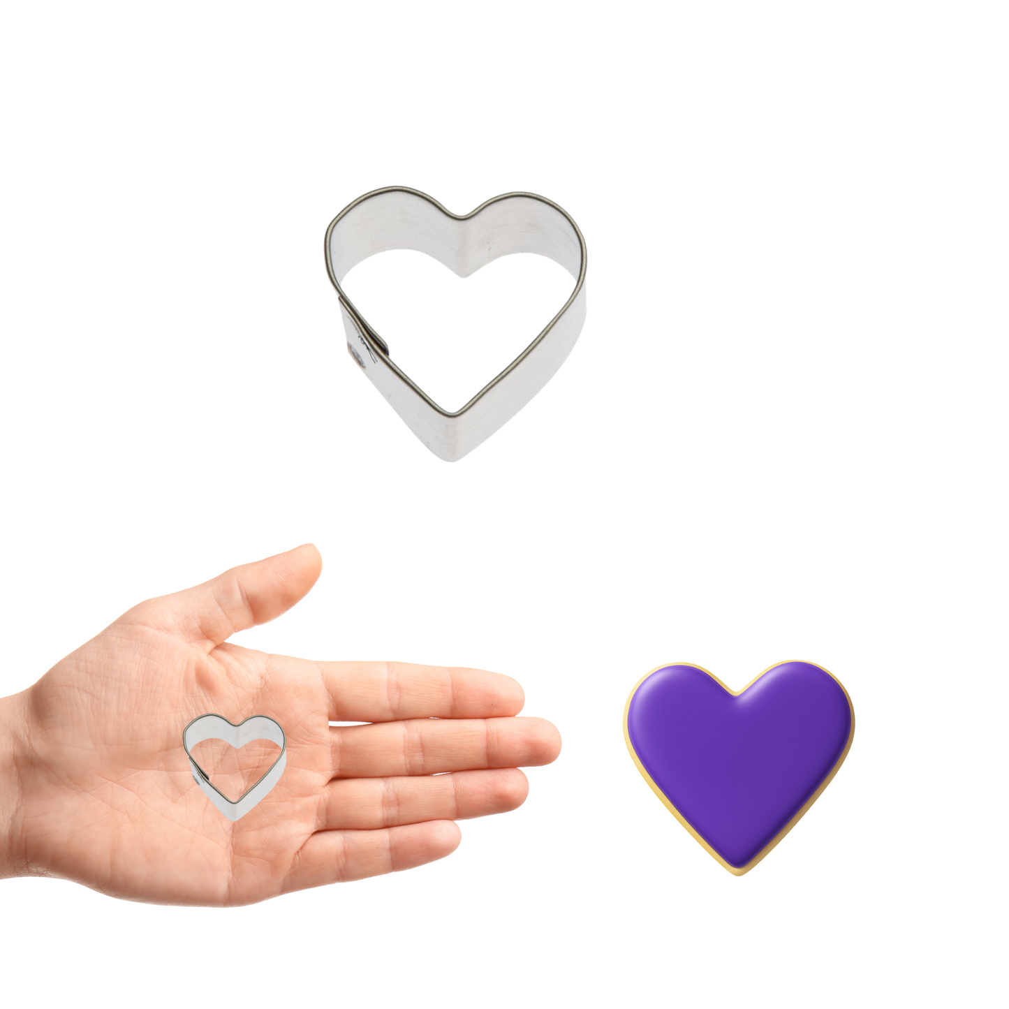 Mini Heart Cookie Cutter 1.5 in