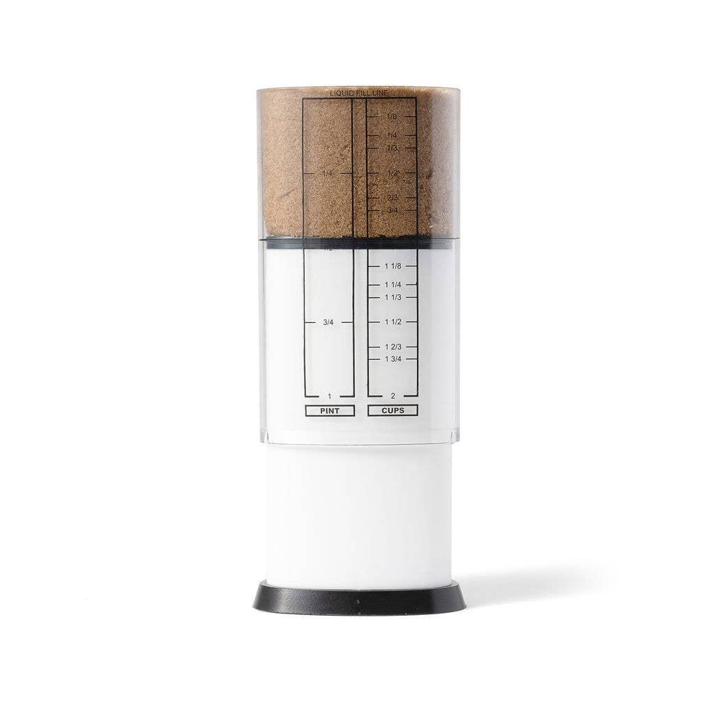 KitchenArt 2 Cup Tri Adjust A-Cup, Measuring Cup, 3.25" x 6"
