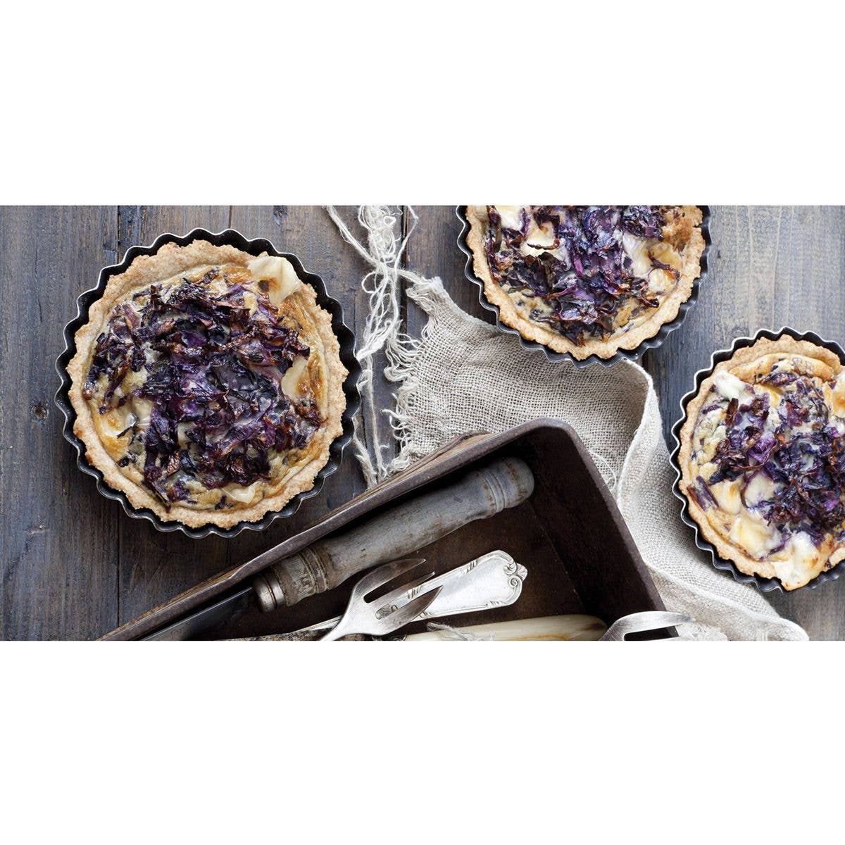 Mrs. Anderson's Baking Non-Stick Round Quiche Pan, 4.25in -  Harold Import Co.