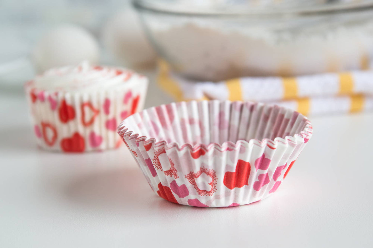 Heart Cupcake Liners, Set of 50, 3" x 3"- Fox Run