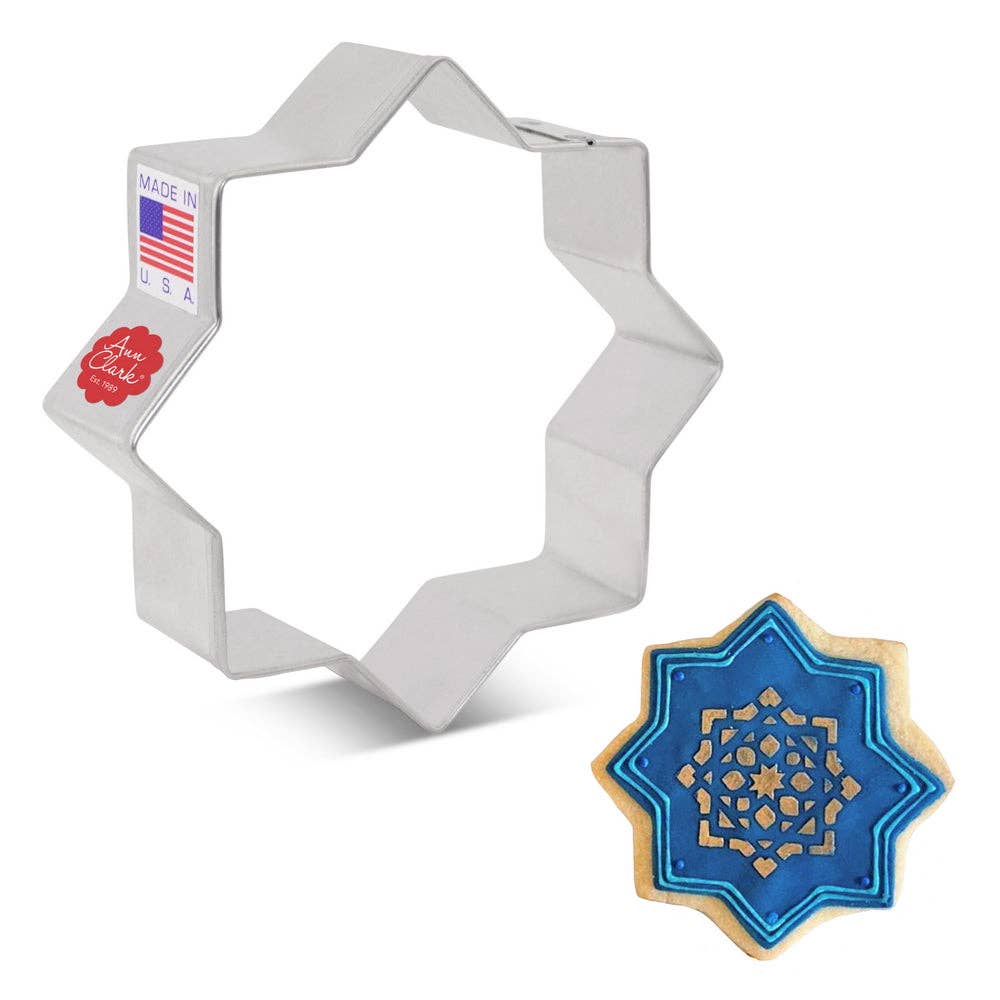 8 Point Star Cookie Cutter 3.5" - Ann Clark
