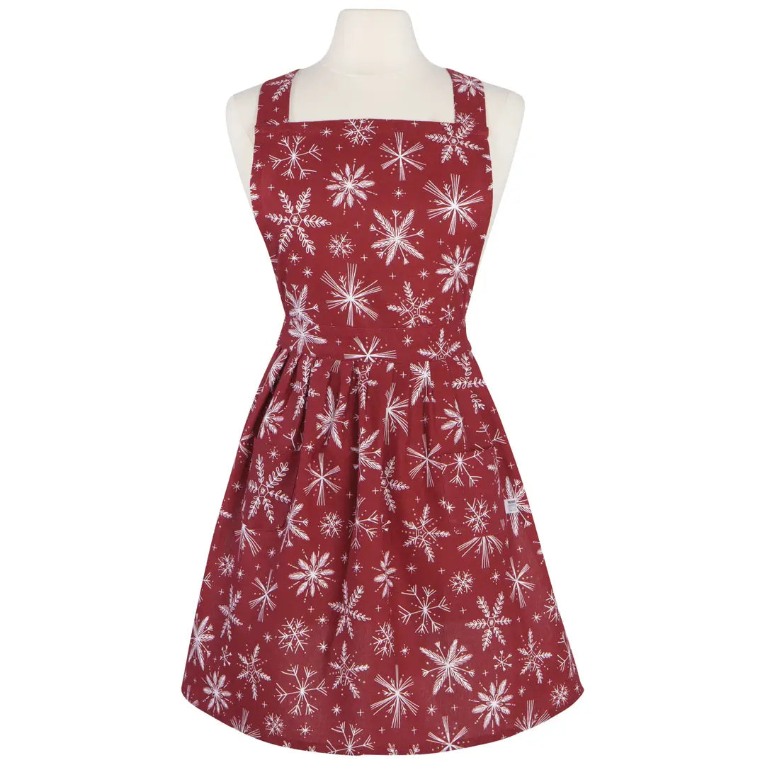 Snowflakes Classic Christmas Apron- Now Designs by Danica