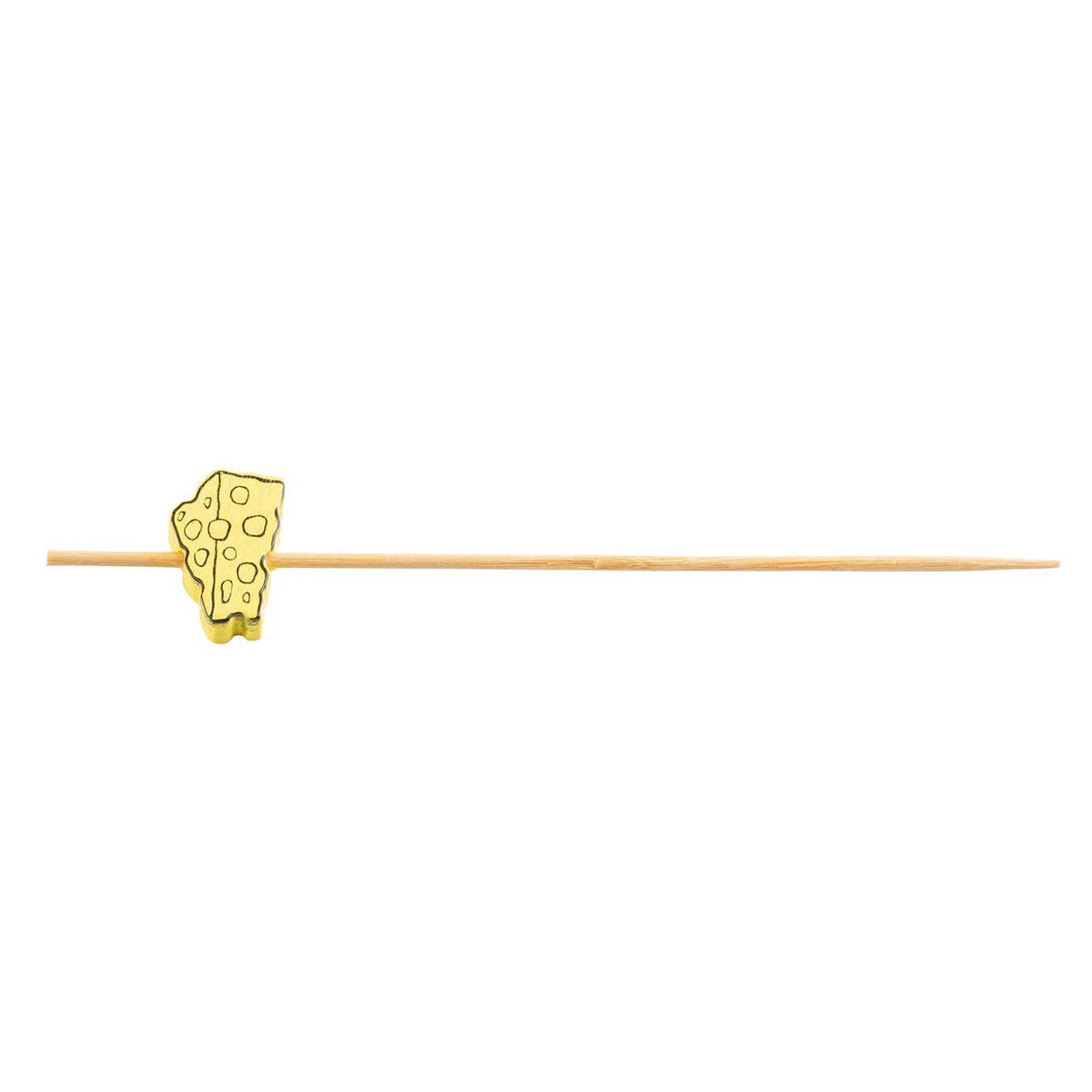 25 Cheese Wedge Decorative Picks, 4.5”- (Pack of 25)