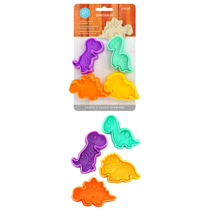 Dinosaur Pastry & Cookies Stampers Set of 4 - R&M