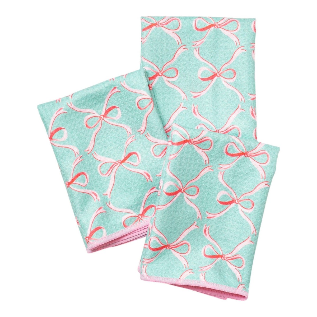 Once Again Home Co. - Mighty Mini Towel (Set of 3) Reversible - Heather Collins Santa Baby