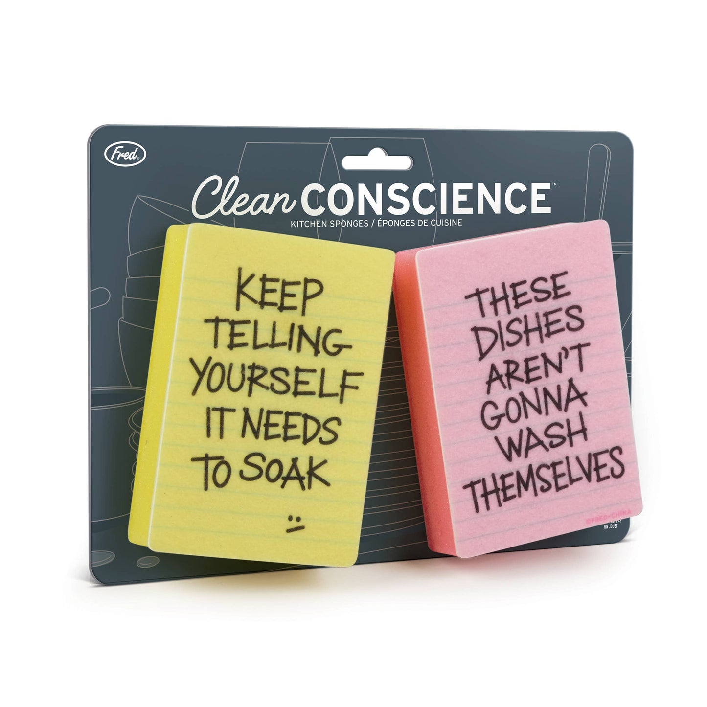 Clean Conscience Sponges- Passive Aggressive Notes
