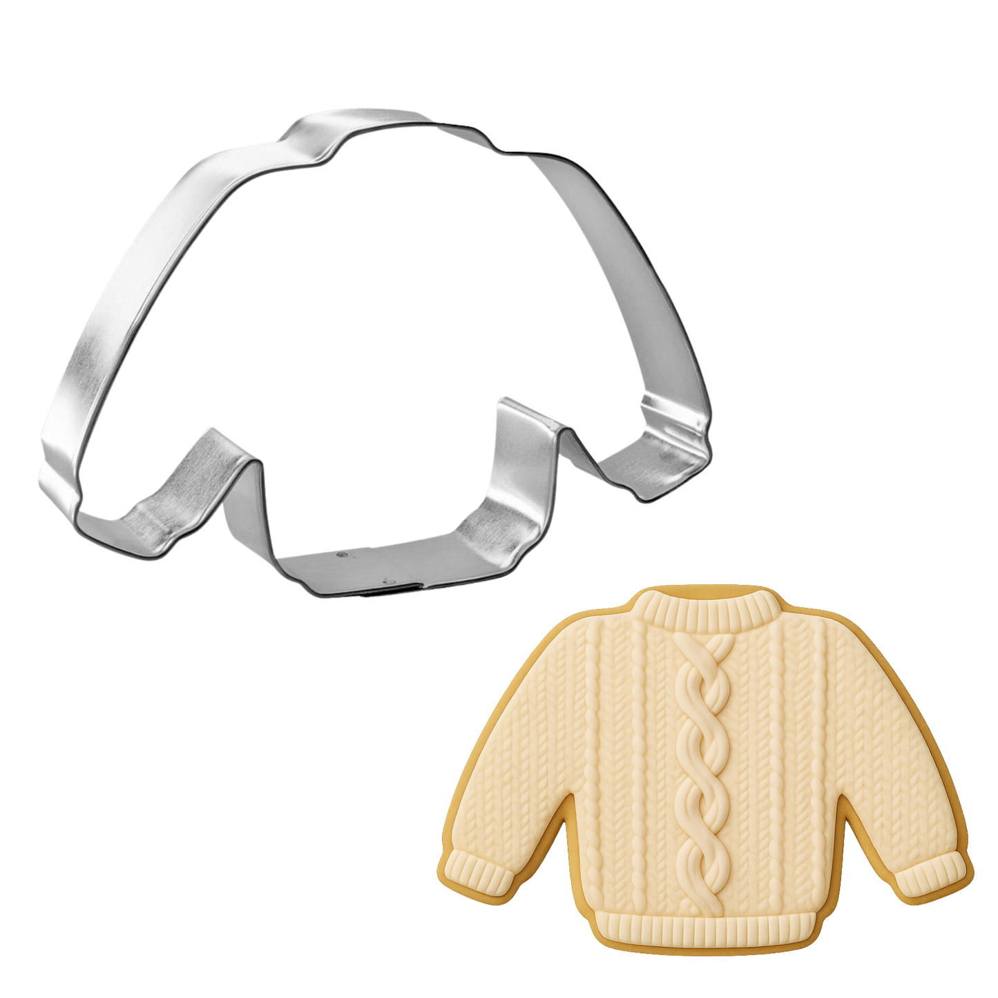 Sweater Cookie Cutter, 4.25"