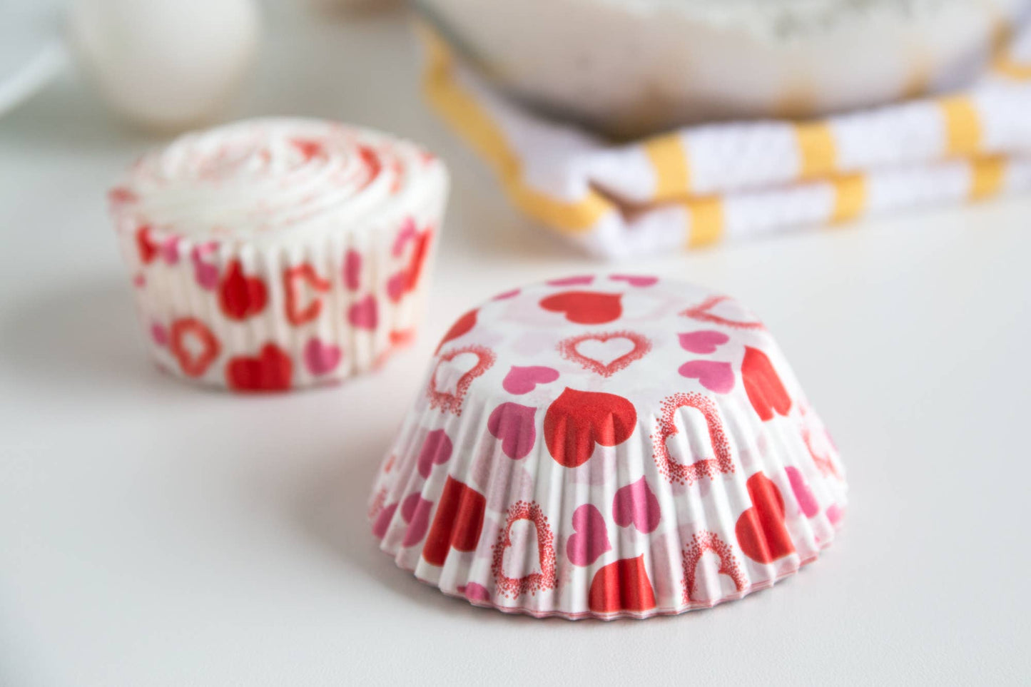 Heart Cupcake Liners, Set of 50, 3" x 3"- Fox Run