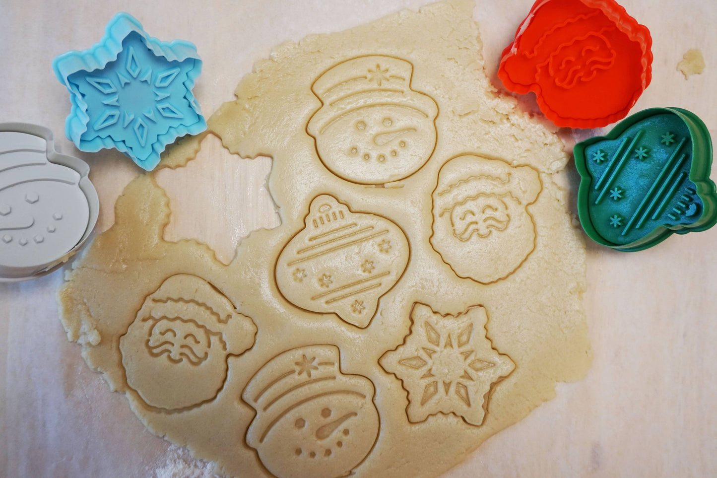 Christmas Pastry & Cookie Stampers 2.75" Set /4