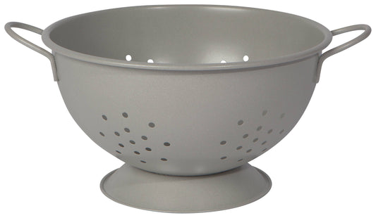 Matte Steel Fog Gray Colander Large - Now Designs by Danica