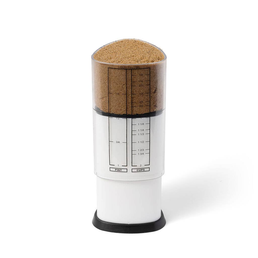 KitchenArt 2 Cup Tri Adjust A-Cup, Measuring Cup, 3.25" x 6"