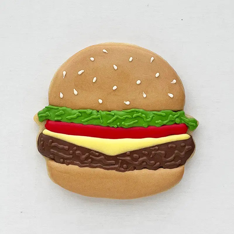 Hamburger Cookie Cutter, 3.25"- Ann Clark