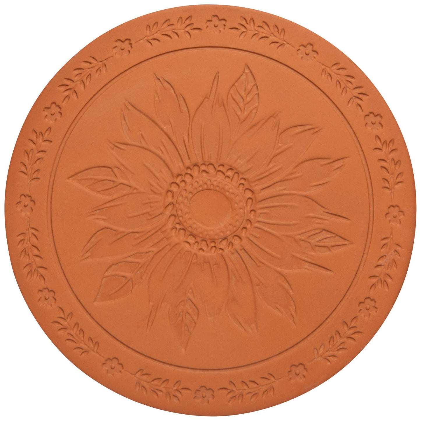 Sunflower Splendor Terracotta Bread Warming Stone - Now Designs by Danica