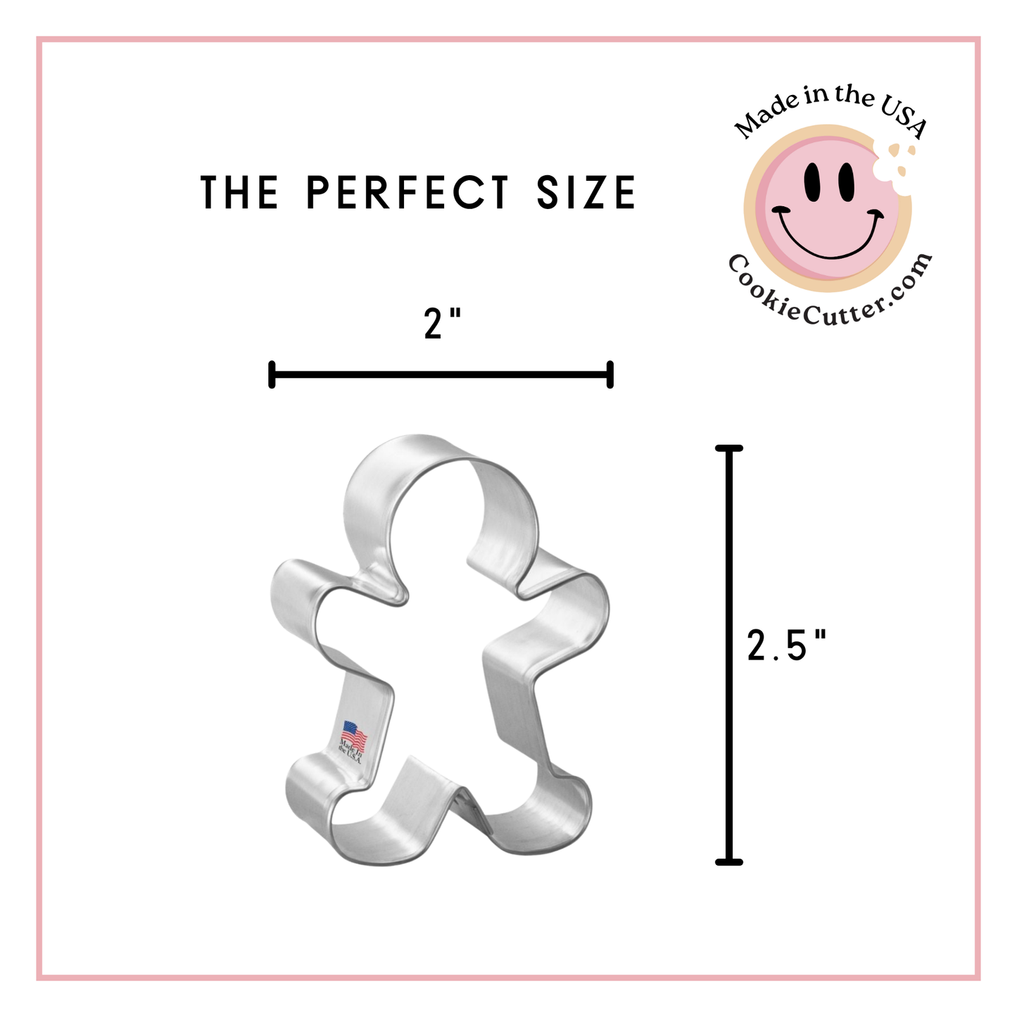 Gingerbread Cookie Cutter 2.5"