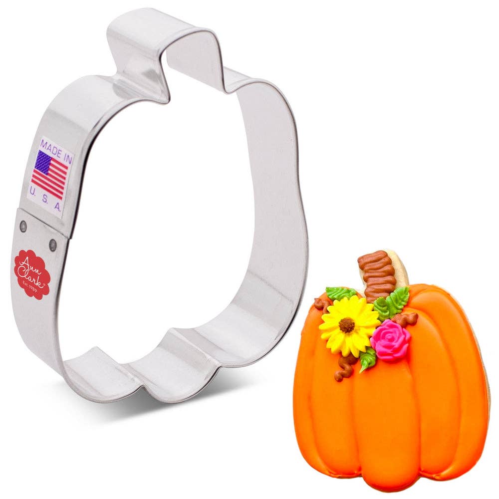 Tall Pumpkin Cookie Cutter, 4"- Ann Clark