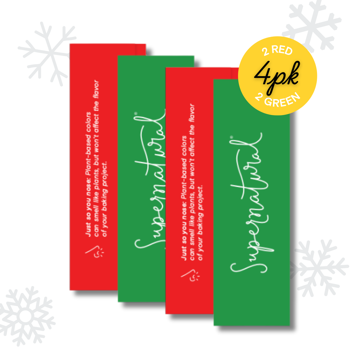 Holiday Colors Plant-Based Food Colors - Supernatural