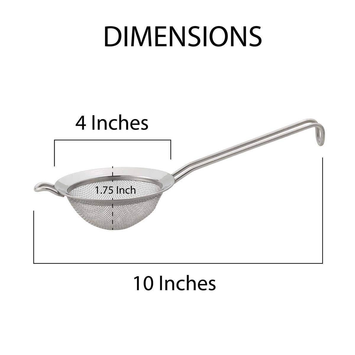 4 in Double Mesh Strainer - Harold Import Co.