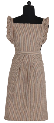 Seer Sucker Apron - Brown - Raine & Humble