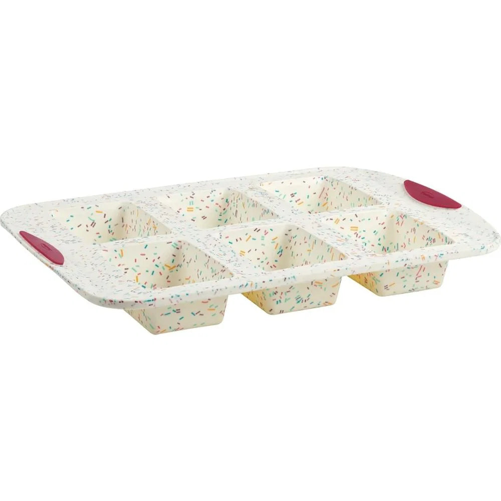 6 Mini Loaf Pan, Silicone- Trudeau