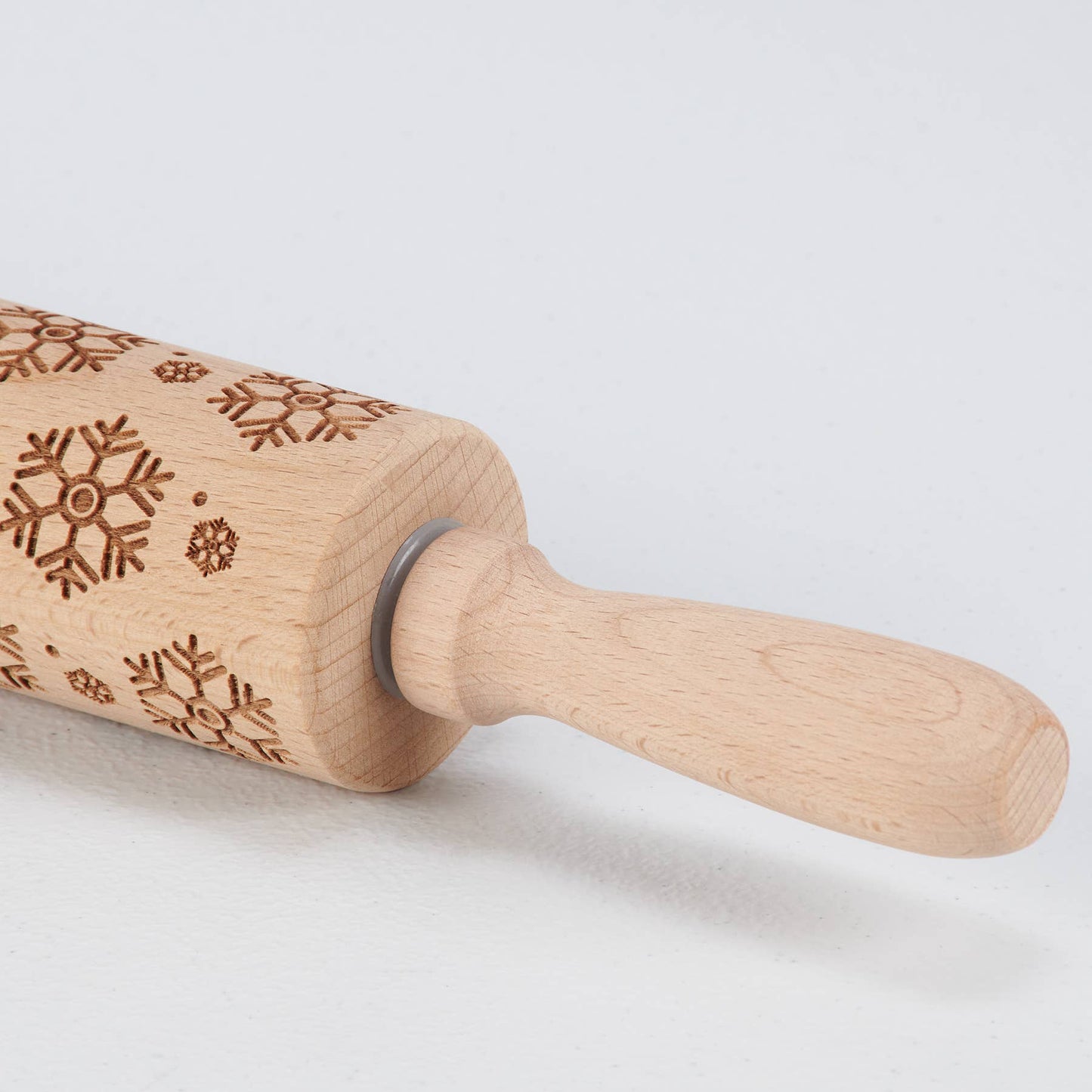 Snowflakes Large Rolling Pin- Primitives by Kathy